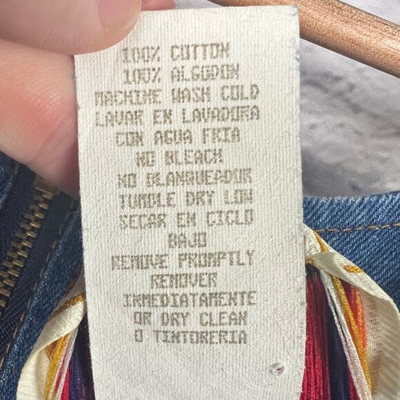 VTG Timeless Good Show Ticket Clothing Women's 9/10 Denim Western USA Made Dress - Picture 6 of 10